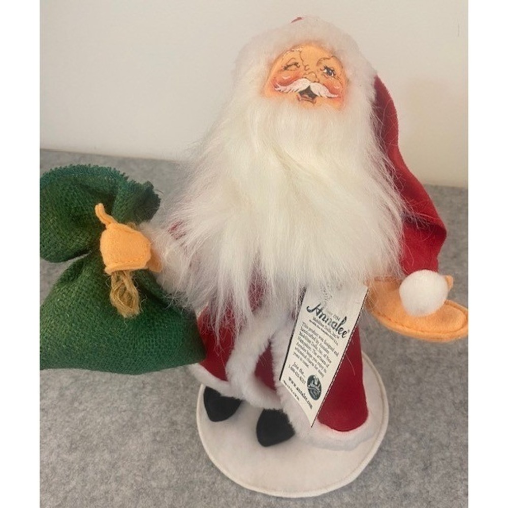 Annalee Dolls Santa Claus Posable Christmas Collectible Size‎ 13"